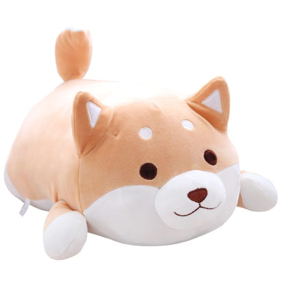 NEST N KIDS Cute Fat Shiba Inu Dog Plush Toy Stuffed Soft Kawaii Animal Cartoon Pillow Lovely Gift For Kids Baby Children Gifts