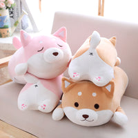 NEST N KIDS Cute Fat Shiba Inu Dog Plush Toy Stuffed Soft Kawaii Animal Cartoon Pillow Lovely Gift For Kids Baby Children Gifts