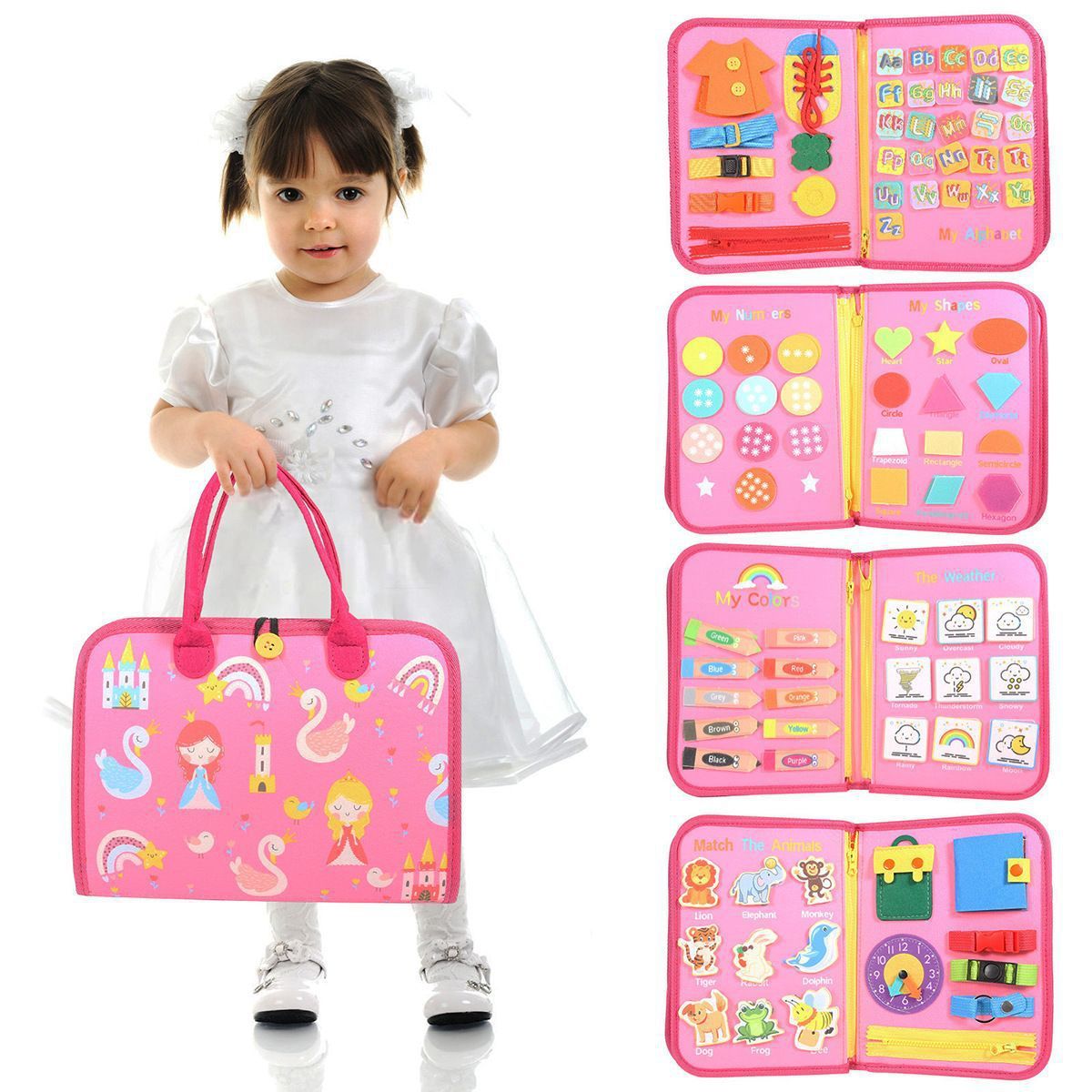 NESTNKIDS™ Montessori Busy Board