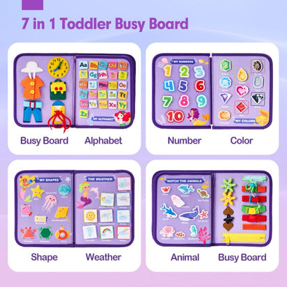 NESTNKIDS™ Montessori Busy Board