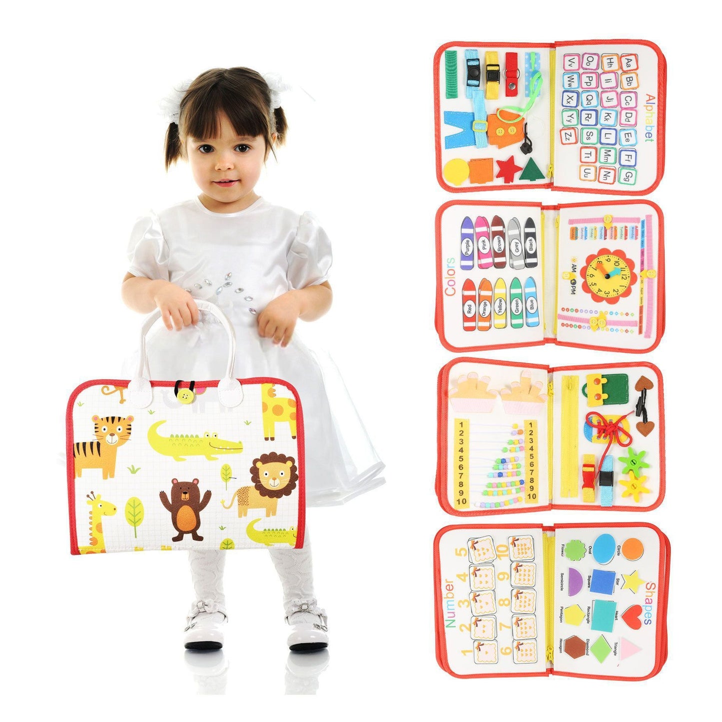 NESTNKIDS™ Montessori Busy Board