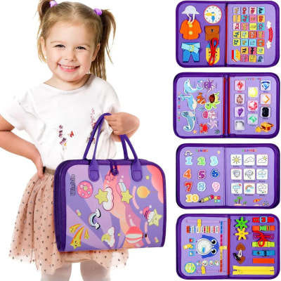 NESTNKIDS™ Montessori Busy Board